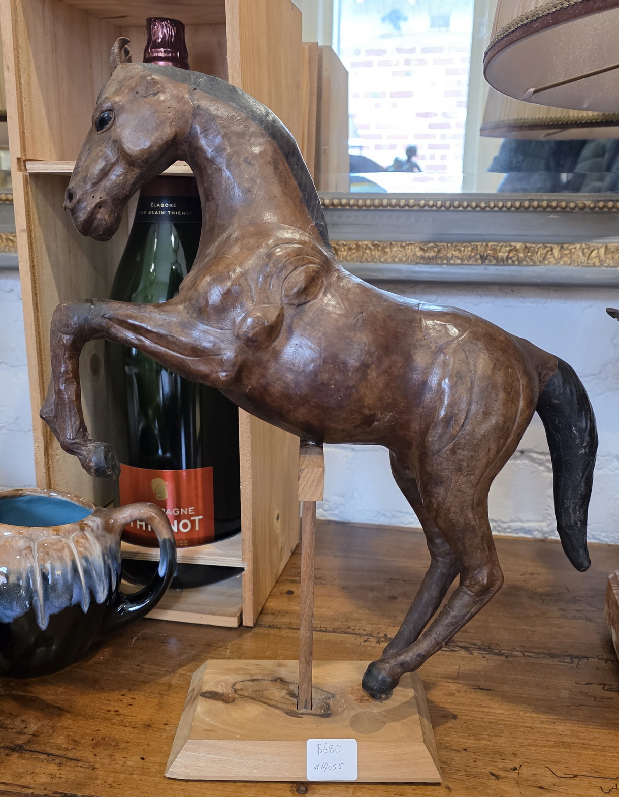 A French Leather Horse 
